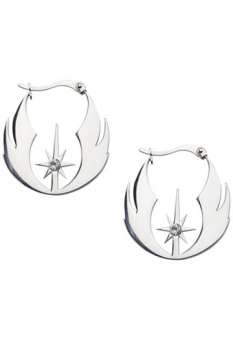 Star Wars Edelstahl-Ohrringe Jedi Order & Cubic Zirconia