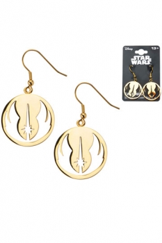 Star Wars Edelstahl-Ohrringe Jedi Order (vergoldet)