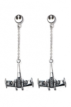 Star Wars Edelstahl-Ohrringe X-Wing