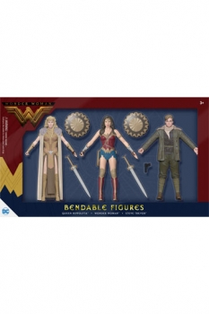 Wonder Woman Movie Biegefiguren 3er-Pack 14 cm