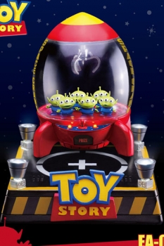 Toy Story Egg Attack Schwebe-Modell mit Leuchtfunktion Aliens Rocket 18 cm