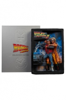 Zurück in die Zukunft Diorama Sculpted Movie Poster & Ultimate Visual History Collectors Edition