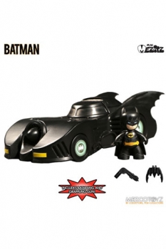 DC Universe Mini Mez-Itz Figur & Fahrzeug 1989 Batman Batmobile