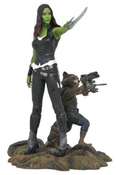 Guardians of the Galaxy Vol. 2 Marvel Gallery PVC Statue Gamora & Rocket Raccoon 25 cm