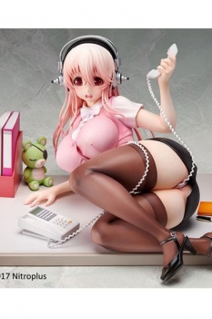 Nitro Super Sonic PVC Statue Super Sonico Clumsy OL Version 13 cm