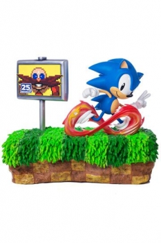 Sonic the Hedgehog Diorama 25th Anniversary Sonic 33 cm