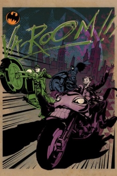 DC Comics Metall-Poster Gotham City Motor Club Gotham City MC 68 x 48 cm