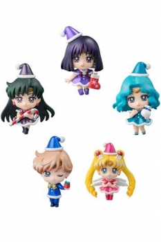 Sailor Moon Petit Chara Sammelfiguren 5er-Pack Sailor Moon Christmas Special Ver. 6 cm