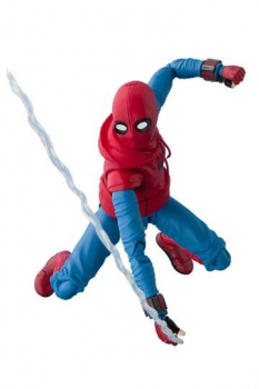 Spider-Man Homecoming S.H. Figuarts Actionfigur Spider-Man Homesuit & Option Act Wall 15 cm