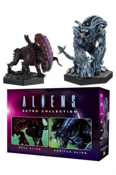 Aliens Retro Collection Figuren Doppelpack Gorilla Alien & Bull Alien 13 cm