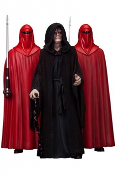 Star Wars Statuen 3-Pack 1/10 Emperor Palpatine & The Royal Guards 18 cm