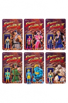 Street Fighter II ReAction Actionfiguren 10 cm Champions Edition Sortiment