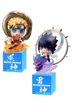 Naruto Shippuden Petit Chara Land Sammelfiguren 2er-Pack Fujin & Raijin 5 cm