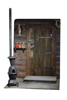 The Hateful Eight Cinematic Diorama 1/6 The Door of Haberdashery 46 cm