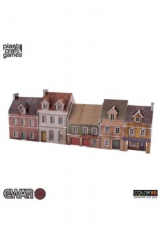 EWAR WWII ColorED Tabletop-Bausatz 15 mm Building Set