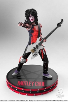 Mötley Crüe Rock Iconz Statue 1/9 Nikki Sixx 22 cm