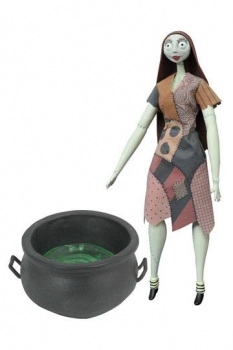 Nightmare before Christmas Puppe Cauldron Sally Deluxe Coffin Doll 36 cm
