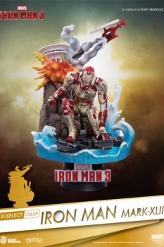 Iron Man 3 D-Select PVC Diorama Iron Man Mark XLII 15 cm