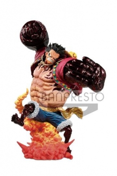 One Piece PVC Statue Monkey D. Ruffy Gear 4 Kong Gun Crimson Color Ver. 24 cm