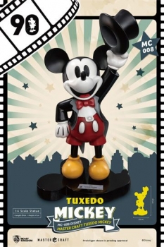 Micky Maus Master Craft Statue 1/4 Tuxedo Mickey 90th Anniversary 47 cm