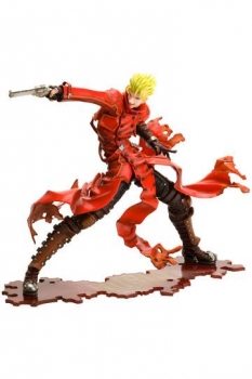 Trigun Badlands Rumble ARTFX J Statue 1/8 Vash The Stampede Renewal Package Version 19 cm