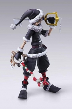 Kingdom Hearts II Play Arts Kai Actionfigur Sora Christmas Town Ver. 21 cm