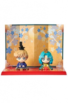 Sailor Moon Petit Chara Minifiguren 2er-Set Hinamatsuri Haruka & Michiru 6 cm