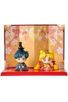 Sailor Moon Petit Chara Minifiguren 2er-Set Hinamatsuri Usagi & Mamoru 6 cm