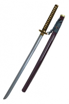 Gintama Schaumstoff-Schwert mit Holzgriff Katsura Kotaro 99 cm