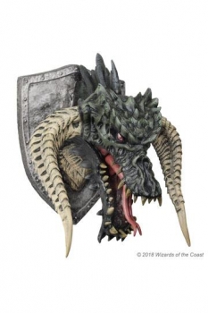 Dungeons & Dragons Wandtrophäe Black Dragon (Schaumgummi/Latex) 81 cm