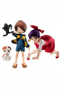 GeGeGe no Kitaro G.E.M. Serie PVC Statuen Neko Musume & Kitaro Special Edition 13 - 15 cm