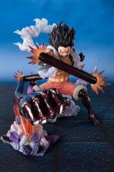 One Piece FiguartsZERO PVC Statue Monkey D. Ruffy Gear 4 Snakeman King Cobra 16 cm