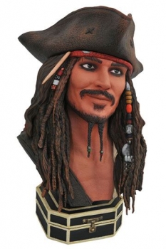 Fluch der Karibik Legends in 3D Büste 1/2 Jack Sparrow 25 cm