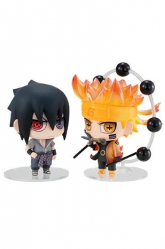 Naruto Chimimega Buddy Series Minifiguren 2er-Pack Naruto & Sasuke Set 7 cm