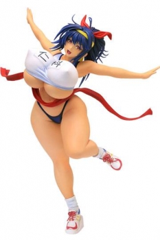 Comic Shingeki PVC Statue 1/6 Taihei Tengoku Cover Girl Saki Nishina Muchimuchit Undoukai 28 cm