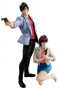 City Hunter Private Eyes G.E.M. Serie PVC Statuen Saeba Ryo & Makimura Kaori 17 - 25 cm