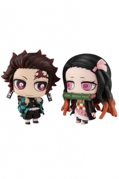 Demon Slayer: Kimetsu no Yaiba Chimimega Buddy Series Minifiguren 2er-Pack 7 cm