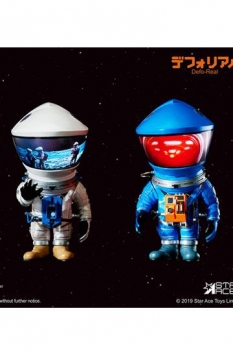 2001: Odyssee im Weltraum Artist Defo-Real Series Vinyl Figuren DF Astronaut Silver & Blue Ver.