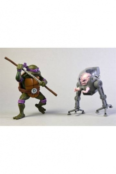 Teenage Mutant Ninja Turtles Actionfiguren Doppelpack Donatello vs Krang in Bubble Walker 18 cm