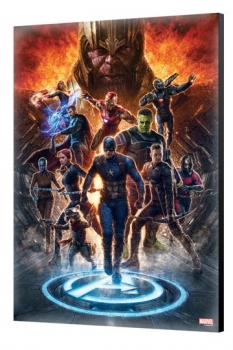 Avengers: Endgame Holzdruck #01 40 x 60 cm