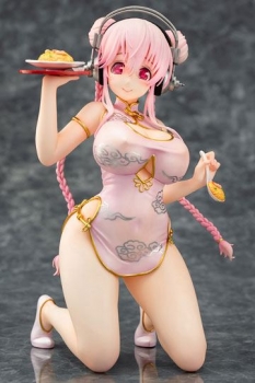 Super Sonico PVC Statue 1/7 Super Sonico Mandarin Dress Ver. 18 cm