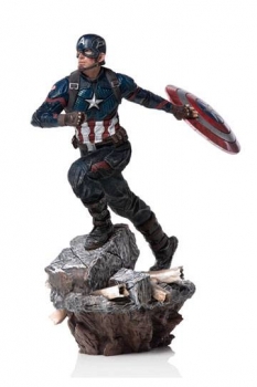 Avengers: Endgame Deluxe BDS Art Scale Statue 1/10 Captain America 21 cm