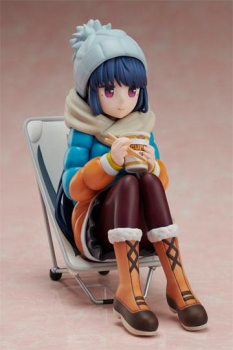 Laid-Back Camp Premium Noodle Stopper PVC Statue 1/8 Rin Shima 12 cm