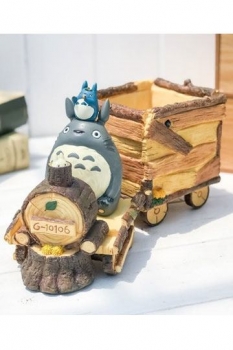 Mein Nachbar Totoro Blumentopf Totoro Train 25 cm