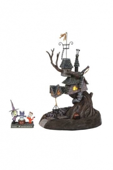 Nightmare Before Christmas Statue Lock, Shock & Barrel Treehouse 27 cm