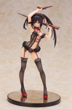 Date A Live II PVC Statue 1/7 Tokisaki Kurumi Lingerie Black Color Version 24 cm