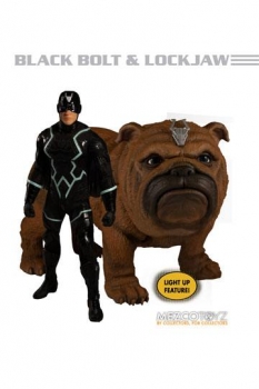 Marvel Universe Actionfiguren 1/12 Black Bolt & Lockjaw mit Leuchtfunktion 17 cm