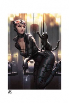 DC Comics Kunstdruck Catwoman: All Tied Up by Kendrick Lim 46 x 61 cm - ungerahmt