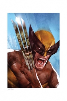 Marvel Kunstdruck The Incredible Hulk vs Wolverine by Ben Oliver 46 x 61 cm - ungerahmt