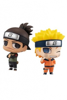 Naruto Chimimega Buddy Series Minifiguren 2er-Pack Umino Iruka & Uzumaki Naruto Set 7 cm